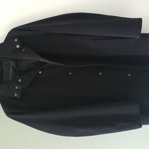 Men's 40R Chaps Black Coat With Removable Liner